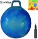 AppleRound Space Hopper Ball with Pump, 18in/45cm for Age 3-6