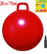 AppleRound Space Hopper Ball with Pump, 28in/70cm for Age 13+