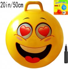 AppleRound Space Hopper Ball with Pump, 20in/50cm for Age 7-9