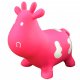 AppleRound Pink Cow Bouncer with Hand Pump