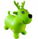 AppleRound Green Reindeer Bouncer with Hand Pump