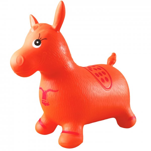 AppleRound Orange Horse Hopper with Pump - Click Image to Close