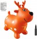 AppleRound Orange Reindeer Bouncer with Hand Pump