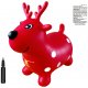 AppleRound Red Reindeer Bouncer with Hand Pump