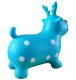 AppleRound Teal Reindeer Bouncer with Hand Pump