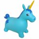 AppleRound Blue Unicorn Bouncer with Hand Pump