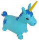 AppleRound Blue Unicorn Bouncer with Hand Pump