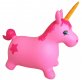 AppleRound Pink Unicorn Bouncer with Hand Pump