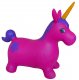 AppleRound Purple Unicorn Bouncer with Hand Pump