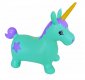 AppleRound Turquoise Unicorn Bouncer with Hand Pump