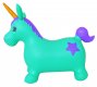 AppleRound Turquoise Unicorn Bouncer with Hand Pump