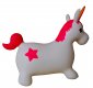 AppleRound White Unicorn Bouncer with Hand Pump