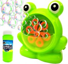 AppleRound Bubble Machine with Bubble Solution, Battery Operated