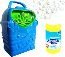 AppleRound Bubble Machine with Bubble Solution, Battery Operated