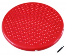 AppleRound Jr. Inflatable Seat Cushion with Pump, 31 cm, Red