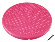 AppleRound Jr. Inflatable Seat Cushion with Pump, 31 cm, Pink