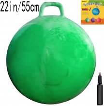 AppleRound Space Hopper Ball with Pump, 22in/55cm for Age 10-12